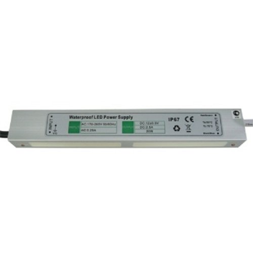 Блок питания для светодиодной ленты Ecola Power Supply 12В 2.5А 30Вт IP67 картинка 